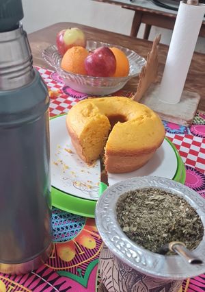 Una foto de Budín de mandarina en licuadoras. Fácil ‼️