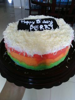 Foto resep Rainbow Cake Ultah