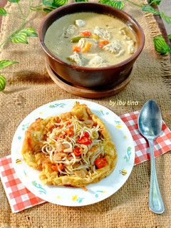 Foto resep Dadar Telur Cah Tauge