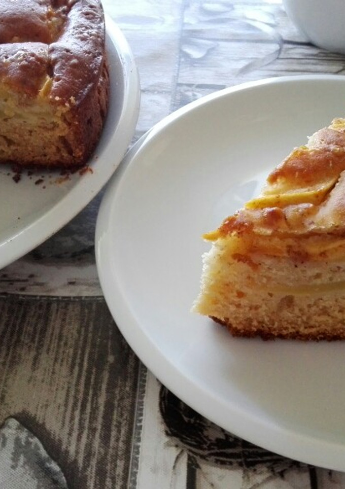 Una foto de Torta de manzanas verdes