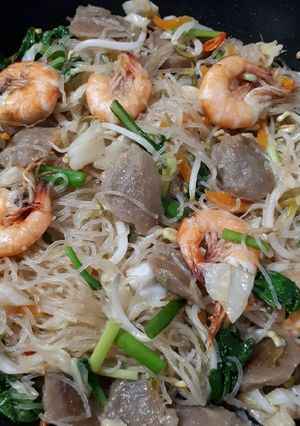 Foto resep Bihun Goreng Putih Sayuran