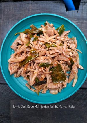 Foto resep Tumis Gori, Daun Melinjo dan Teri