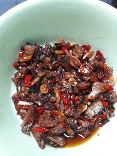 Foto resep Ikan Asin Tumis Kecap