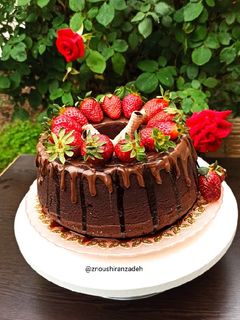 عکسی از دستور کیک شکلاتی
