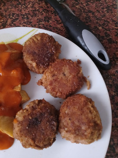 Una foto de Hamburgesitas de Lentejas
