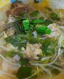 Canh gân bò nấu chua