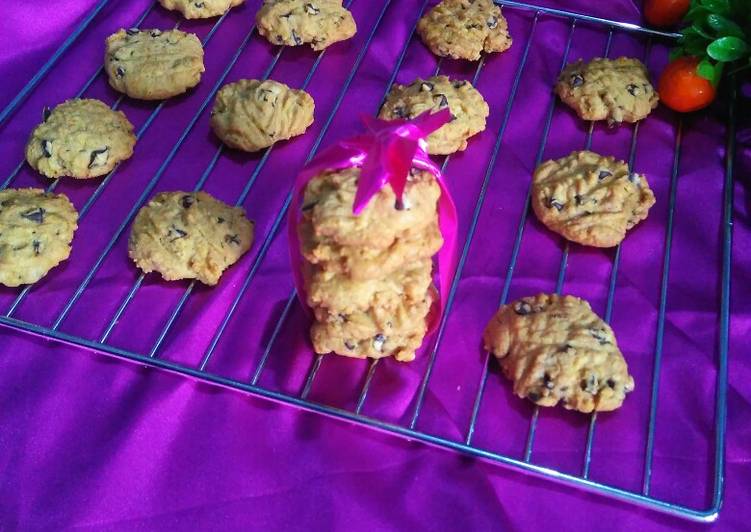 Brown choco vanila cookies