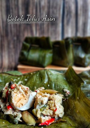 Foto resep Botok Telur Asin