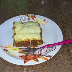 A picture of Plantain Lasagna.