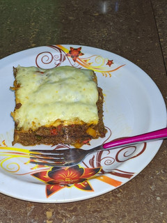 A picture of Plantain Lasagna.
