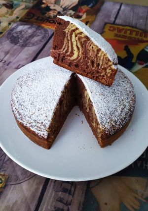 Una foto de Bizcocho Marmolado