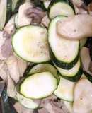 Nấm đùi gà xào bí ngòi