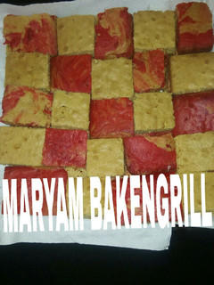 Vanilla square Cake ainihin hoton girkin