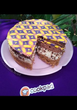 Foto resep TrioChoco Mocca Batik Cake