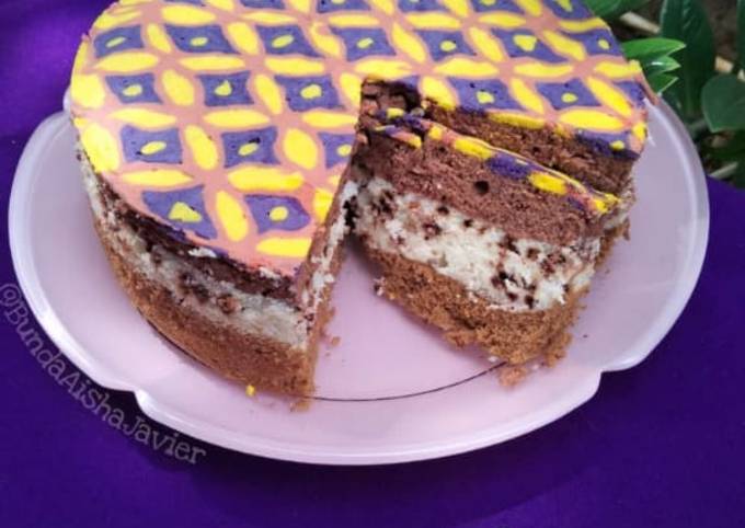 Resep Triochoco Mocca Batik Cake Oleh Bunda Aisharana Cookpad