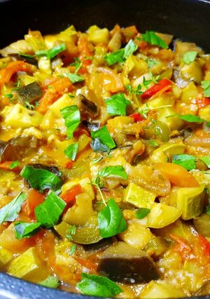 O poză a rețetei Ratatouille.