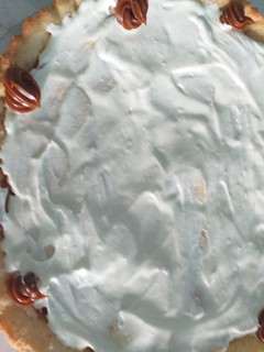 Una foto de Tarta banana split