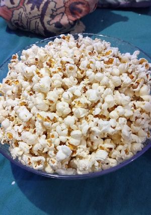 Una foto de Palomitas saladas con merkén