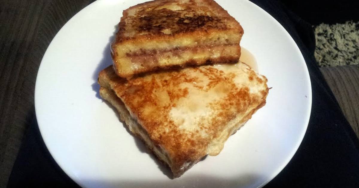 French Toast with jam Recipe by aidaneat Cookpad