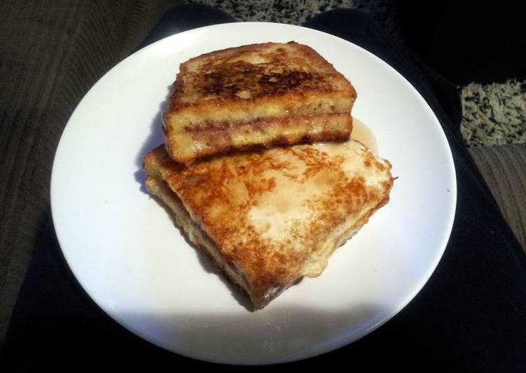 Recipe of Yummy French Toast with jam