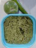 Green Tomato Chutney (Kachhe Hare Tamatar ki Chutney)