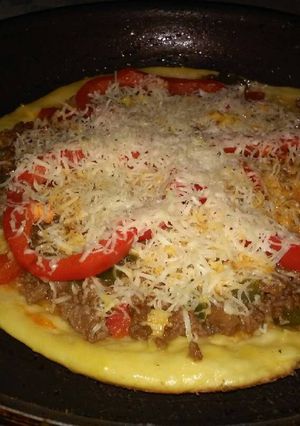 Foto resep Pizza Renyah Paprika Keju