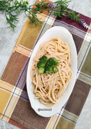 Foto resep Tuna Carbonara Spaghetti
