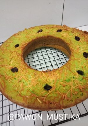 Foto resep Bolu tape pandan putih telur enak