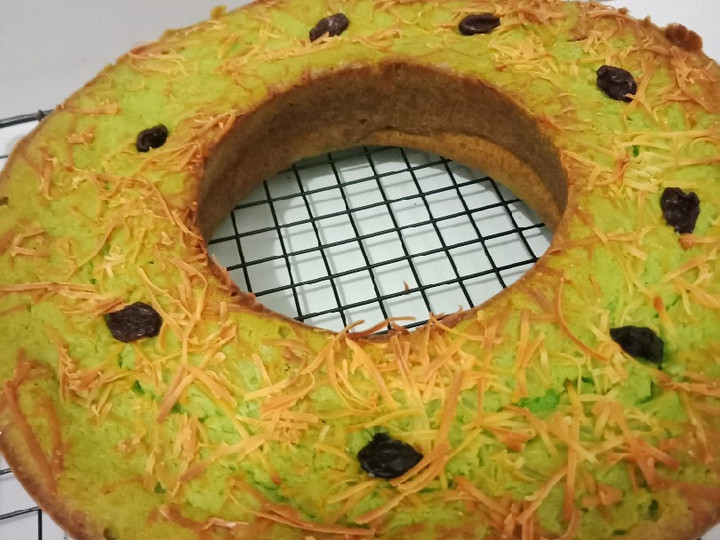 Resep Bolu tape pandan putih telur enak Anti Gagal