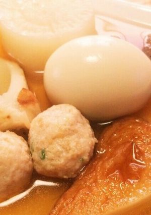 A picture of Seven-Style Oden Broth (Dashi).