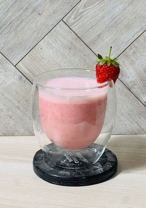 Foto resep Jus Strawberry Yogurt