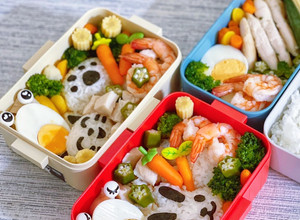 【兒童便當】可愛小兔貓咪造型便當 的食譜成品照片