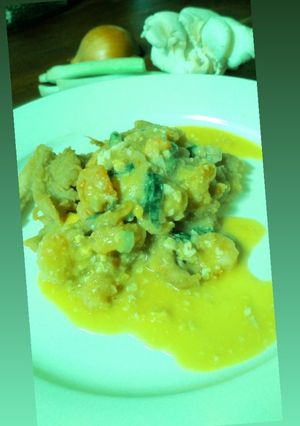 Foto resep Jamur Tiram Krispy Saus Udang Salted Egg