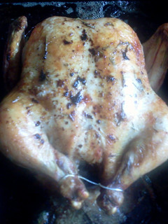 A picture of Herb and Butter Rubbed Chicken.