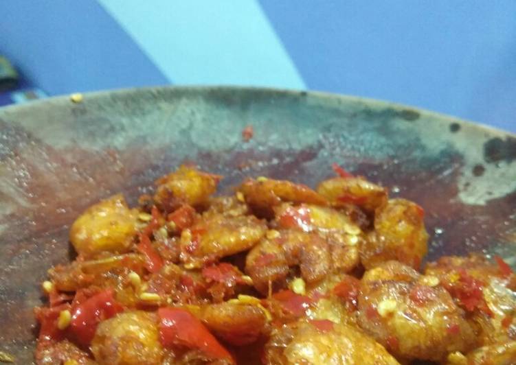 Penyet udang sambel trasi