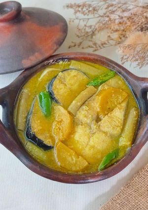 Foto resep Rimbang Asam Ikan Patin Bunga Teratai