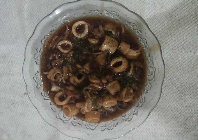 Mudah Banget Masakan Resep 5. Cumi Saori Saus Tiram