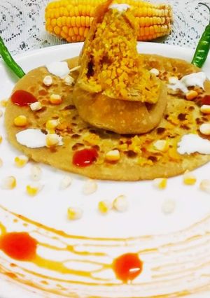 A picture of Corn Paratha.