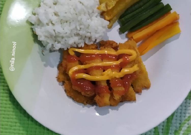 Chicken katsu homemade