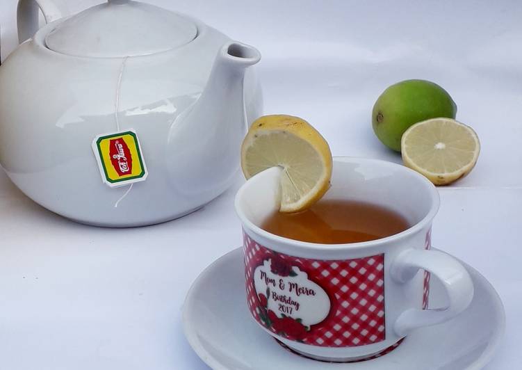 Resep Hot lemon tea #recook tugas1 Anti Gagal