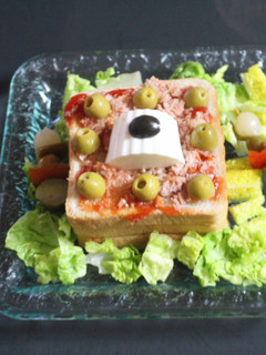 Una foto de Pastel individual de pan de molde
