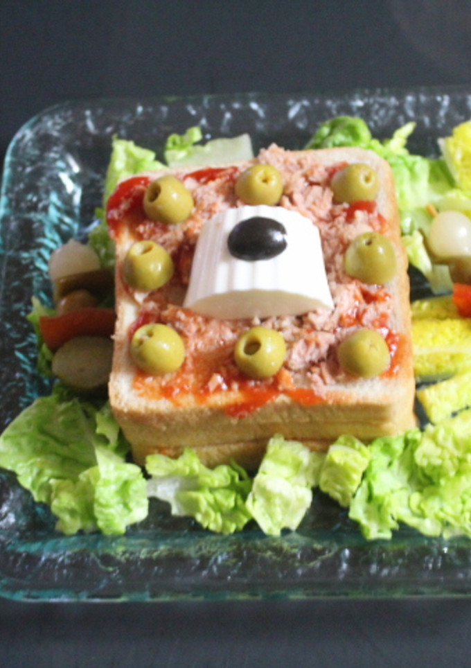 Una foto de Pastel individual de pan de molde