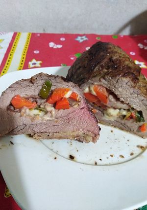 Una foto de Colita de cuadril rellena