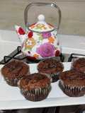 Muffins integrales bajos en azúcar