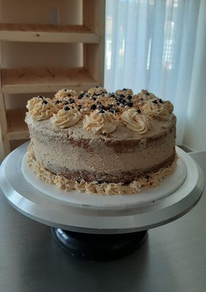 Una foto de Torta Tablero saludable