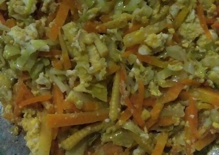 Cara Gampang memasak Orak arik janggel wortel kol yang praktis
