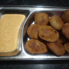 A picture of Millet coin tikki.