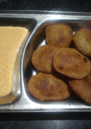 A picture of Millet coin tikki.
