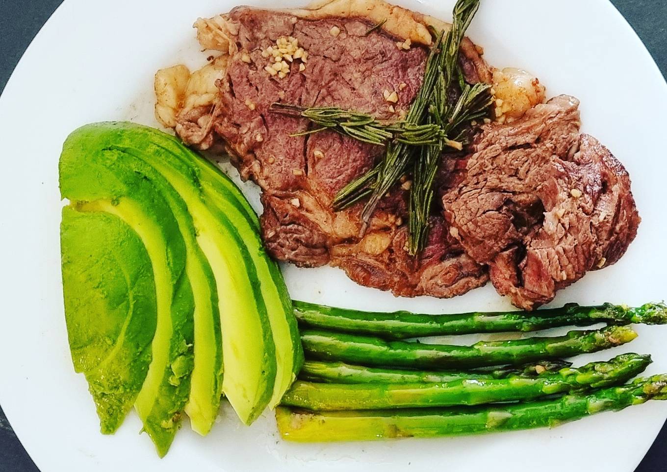 Rib eye a la mantequilla