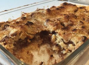 Una foto de Crumble de Manzana sencillo